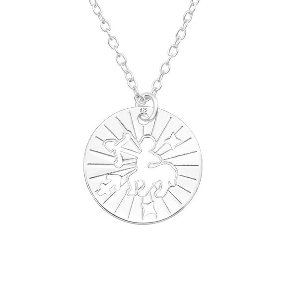 Sterling Silver Sagittarius Necklace - Picture 1 of 7